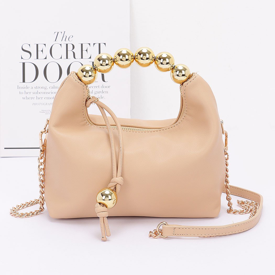 Bolso con asa de bolas - Imagen 5