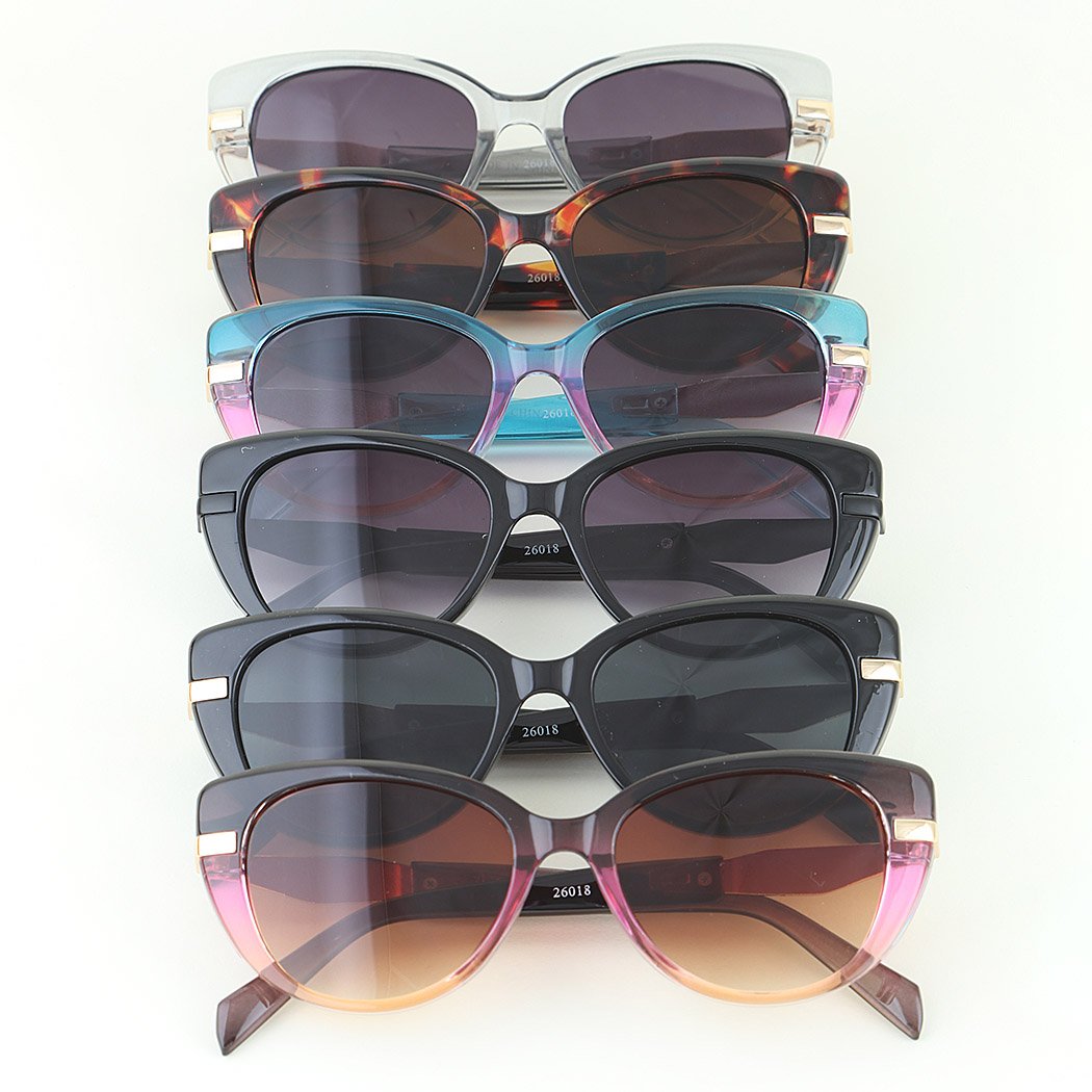 Gafas retro de ojo de gato multicolor - Imagen 3