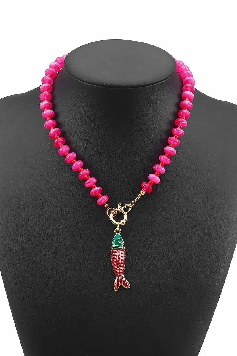 Collar con colgante de pez - Imagen 6