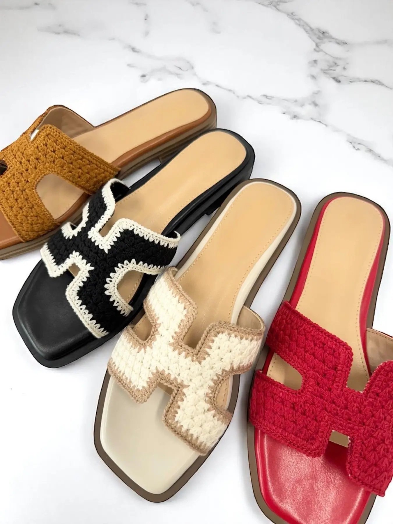 Sandalias de ganchillo