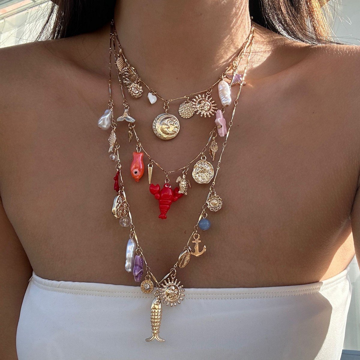 Collar apilable vintage