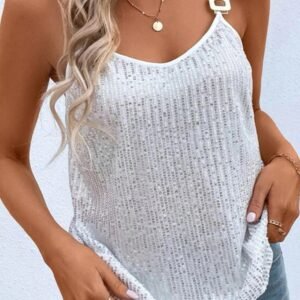 Top con lentejuelas