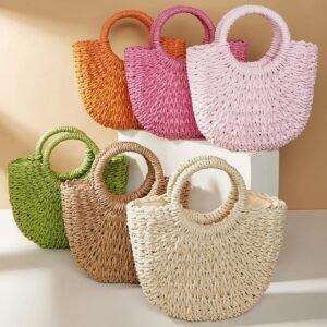 Bolso Pequeño de Paja