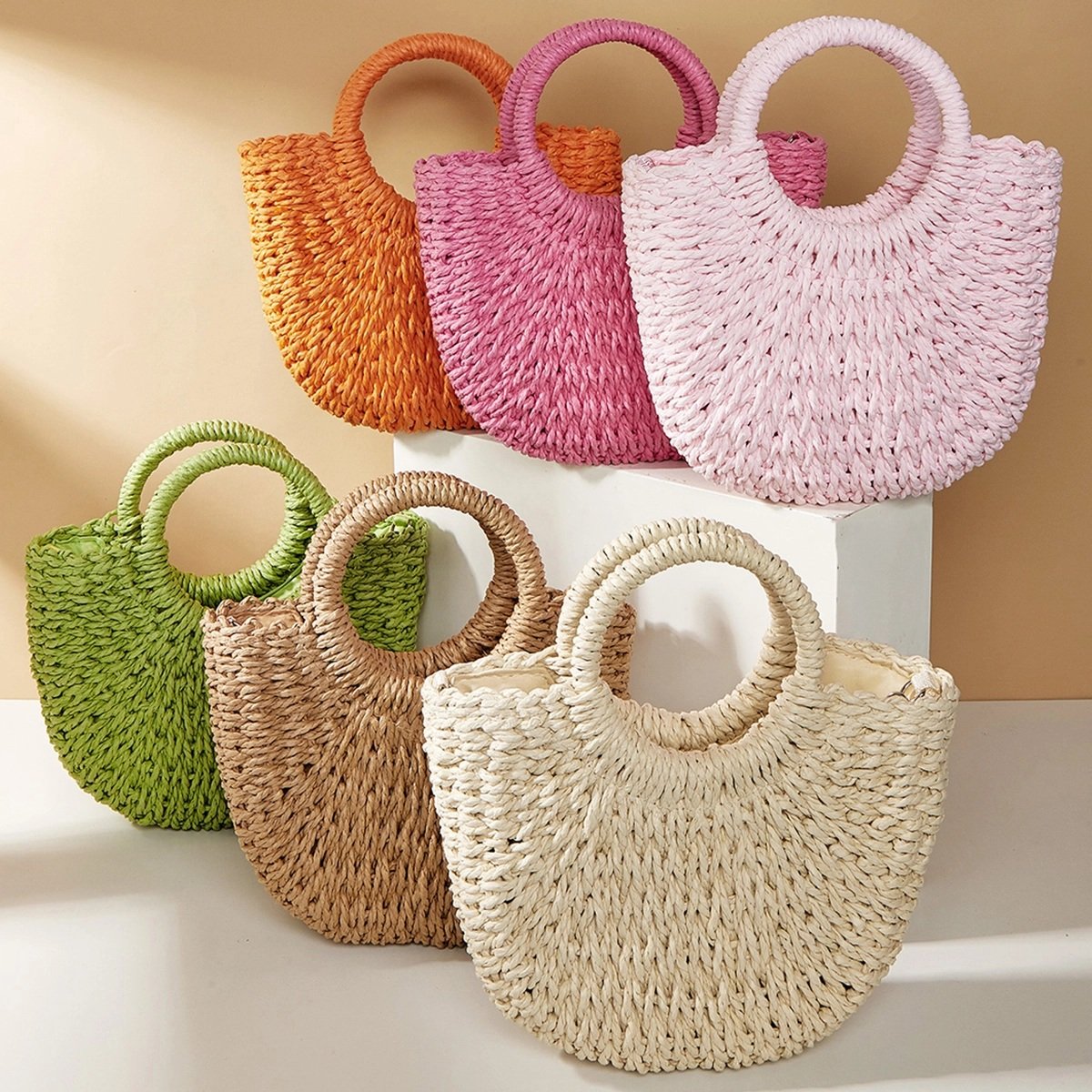 Bolso Pequeño de Paja