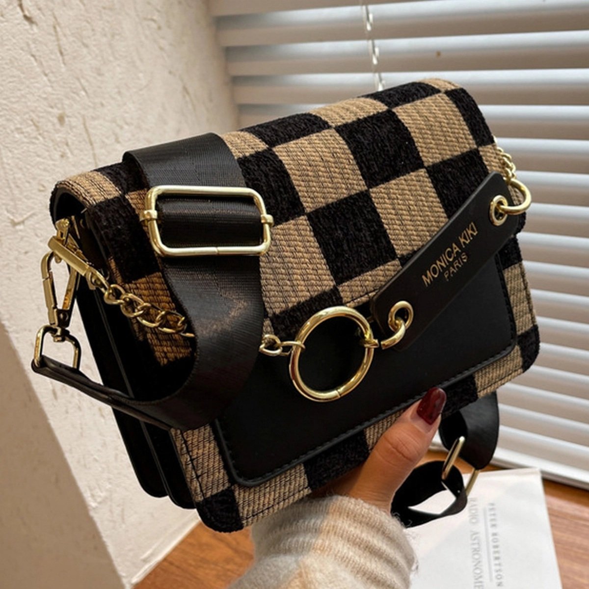 Bandolera de cuadros - Imagen 2