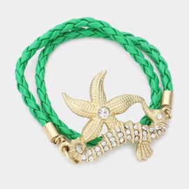 Pulsera estrella de mar,caballito de mar - Imagen 2