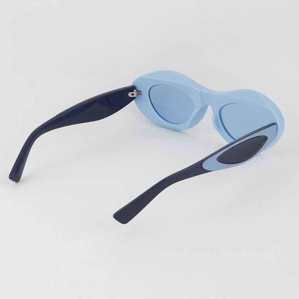 Gafas redondas retro de dos tonos - Imagen 3
