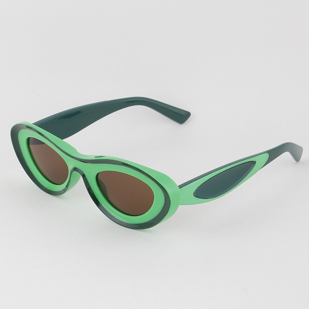 Gafas redondas retro de dos tonos - Imagen 4