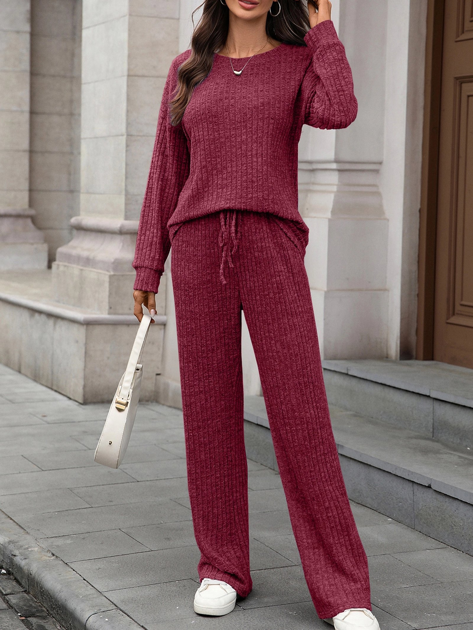 Conjunto de Pantalones de Punto - Imagen 7