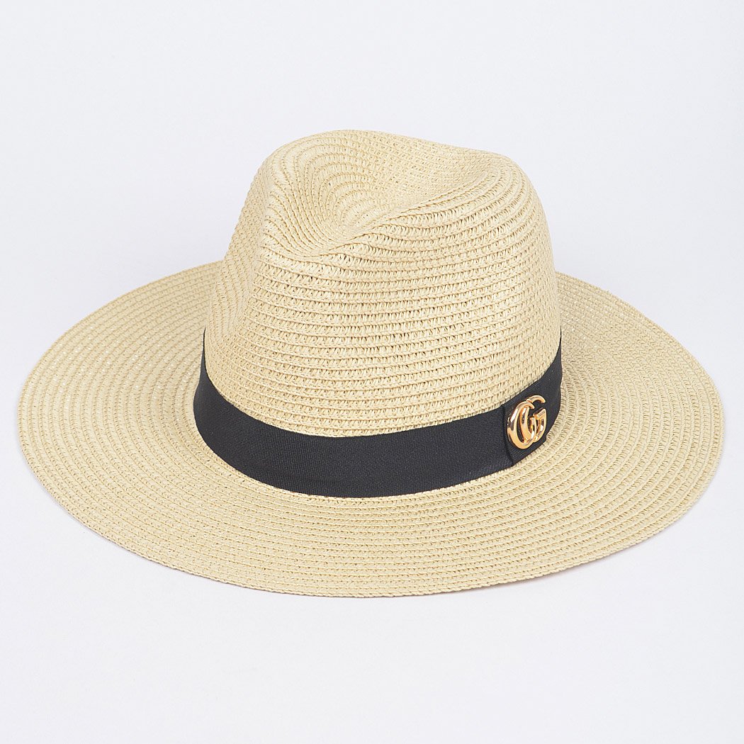 Sombrero fedora de paja sintética - Imagen 4
