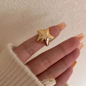 2 PIEZAS Anillo estrella