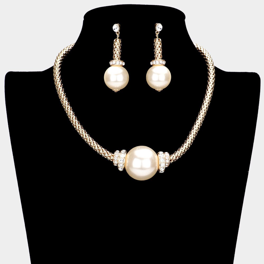 Collar con detalles de perlas - Imagen 2