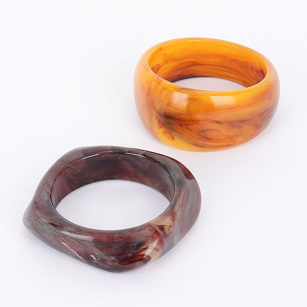 Set de 2 pulseras de resina - Imagen 3