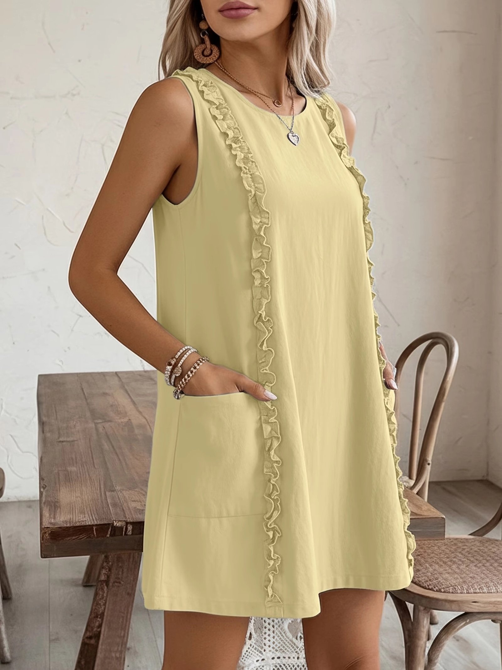 Vestido con volantes