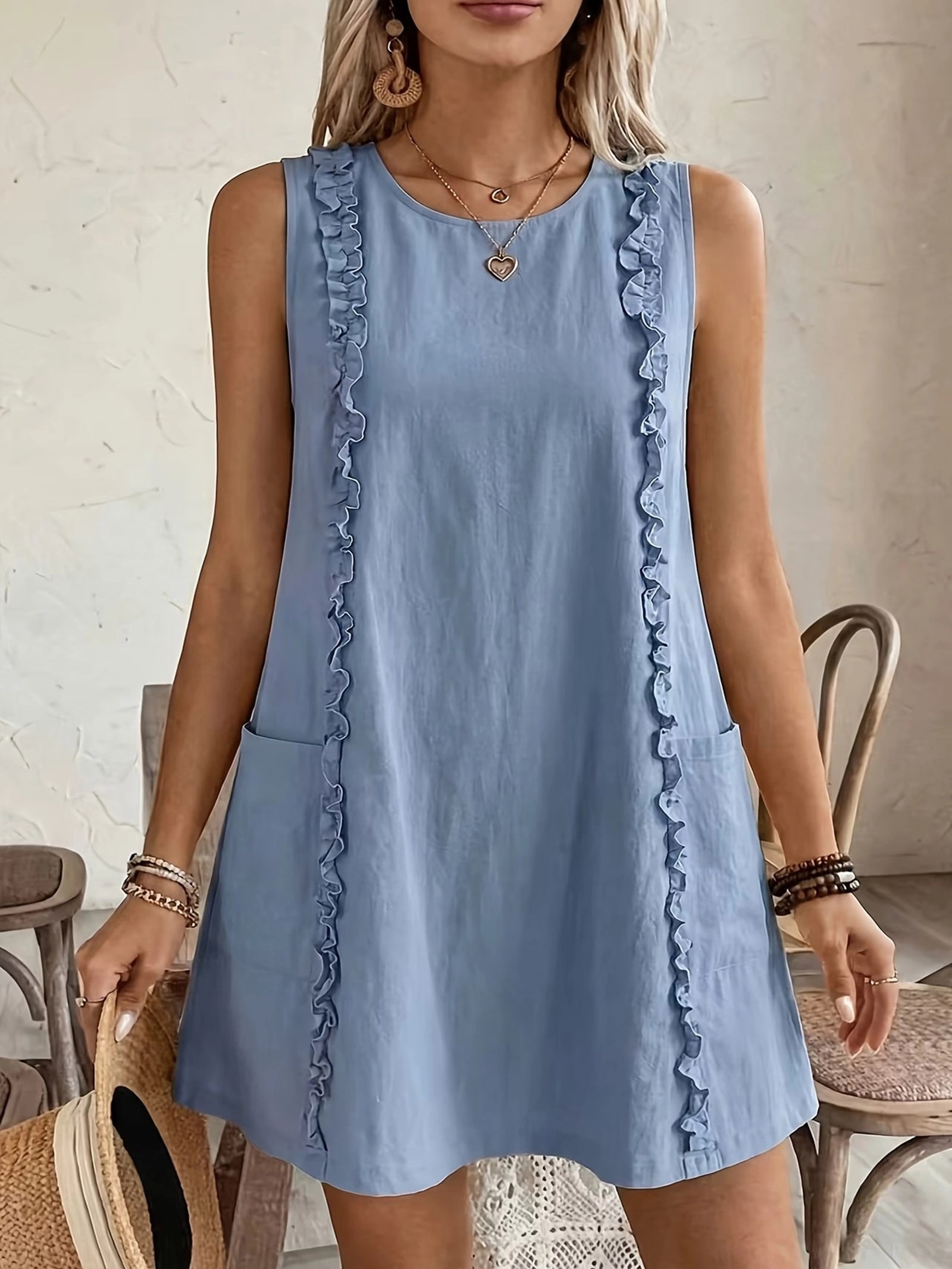 Vestido con volantes - Imagen 5