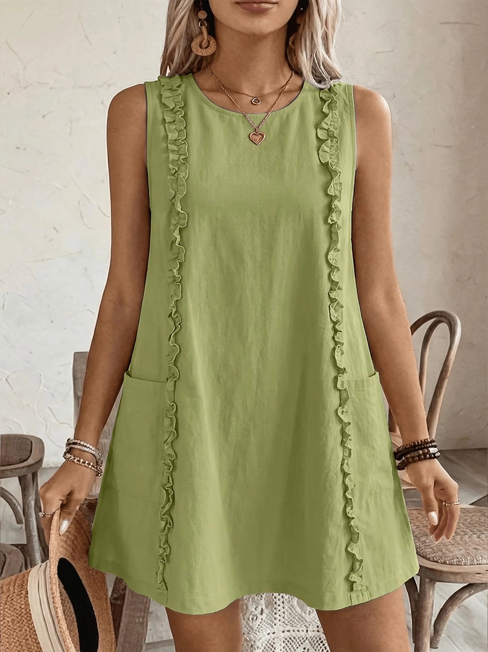 Vestido con volantes - Imagen 6