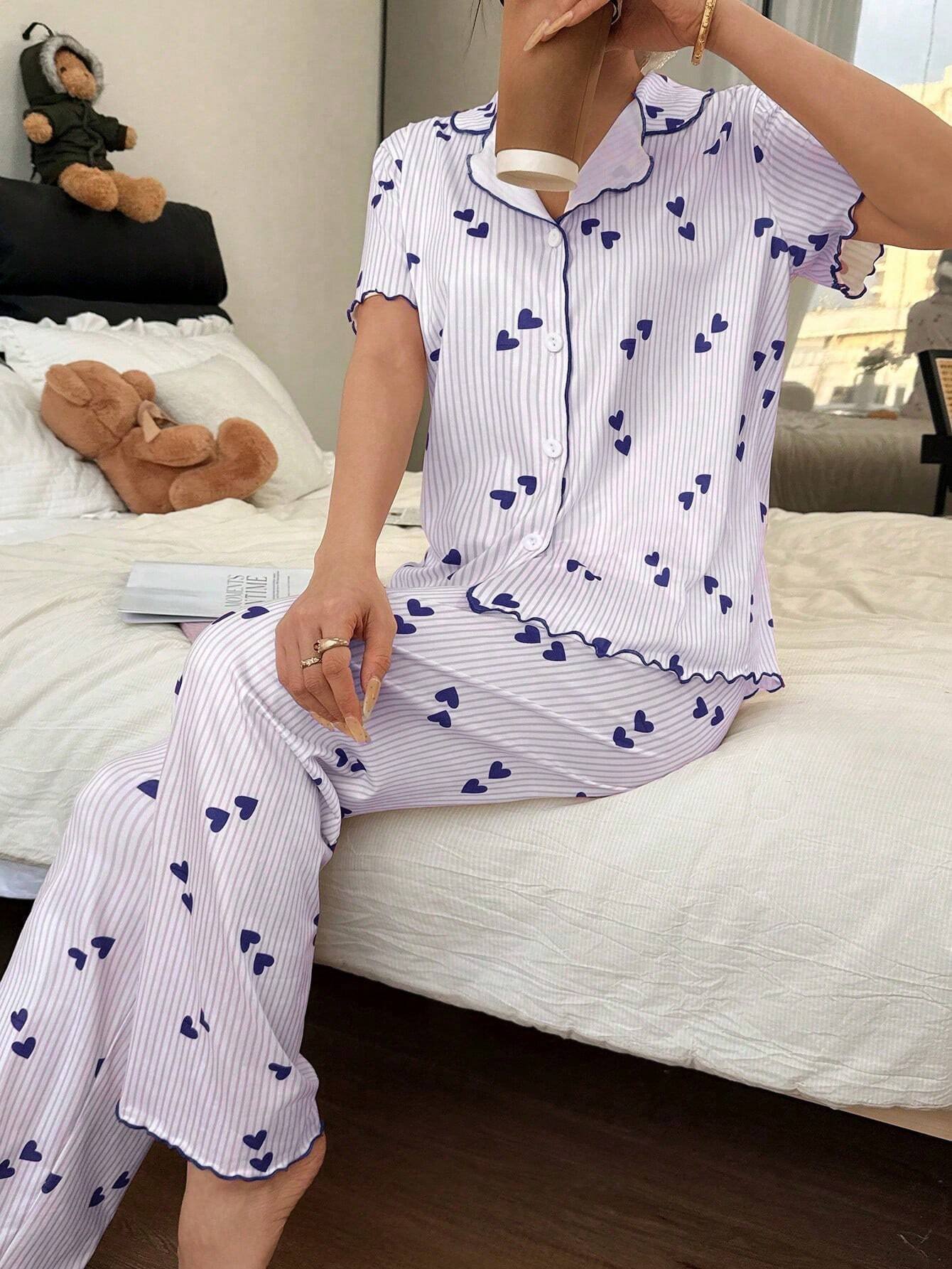 Pijama de corazones - Imagen 4