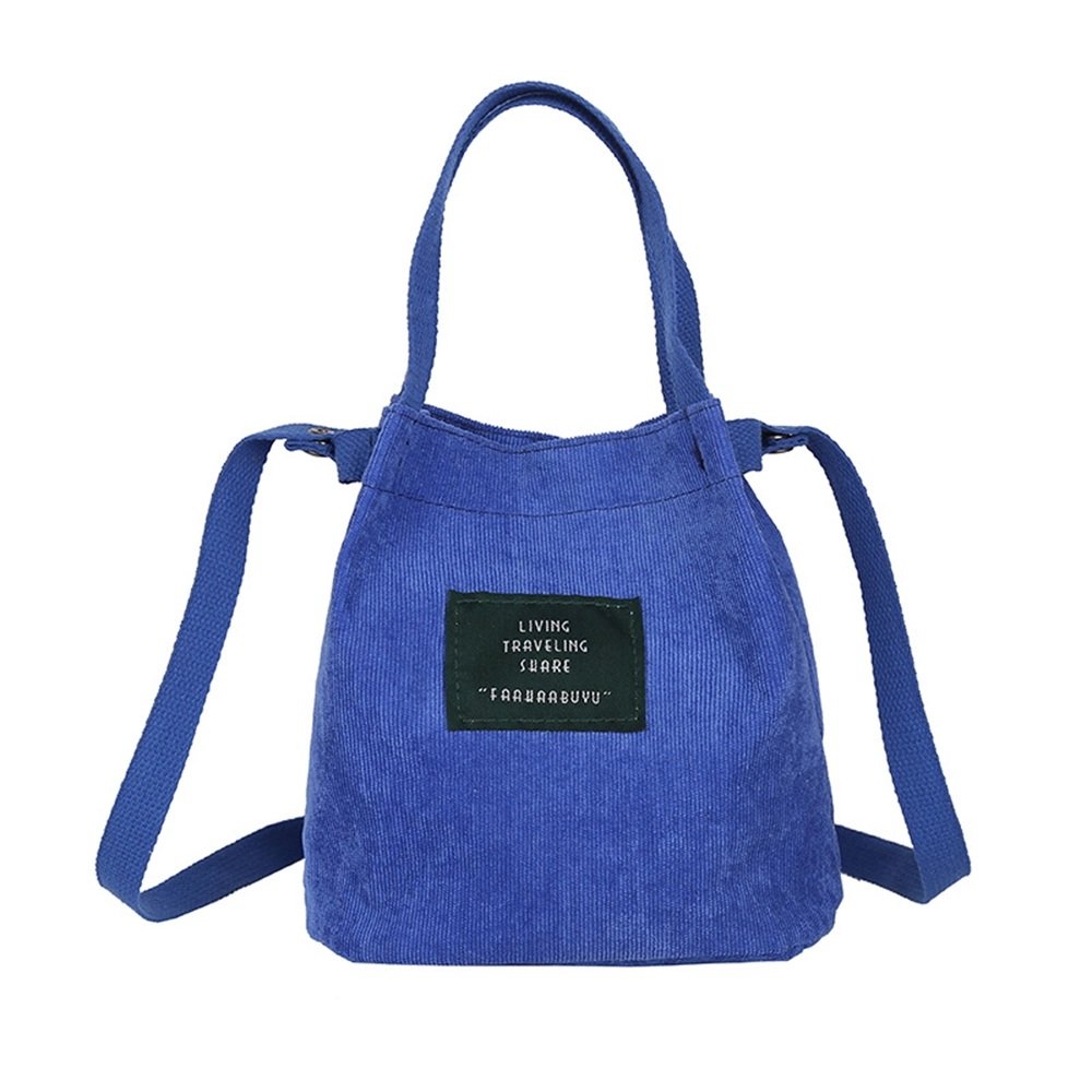 Bolso retro de lona de pana - Imagen 4