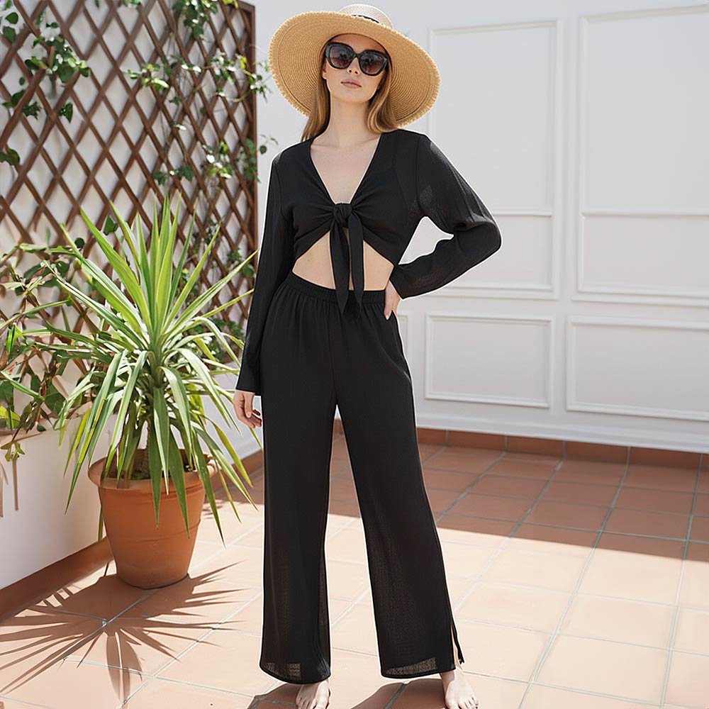 Conjunto de playa con lazo frontal - Imagen 2