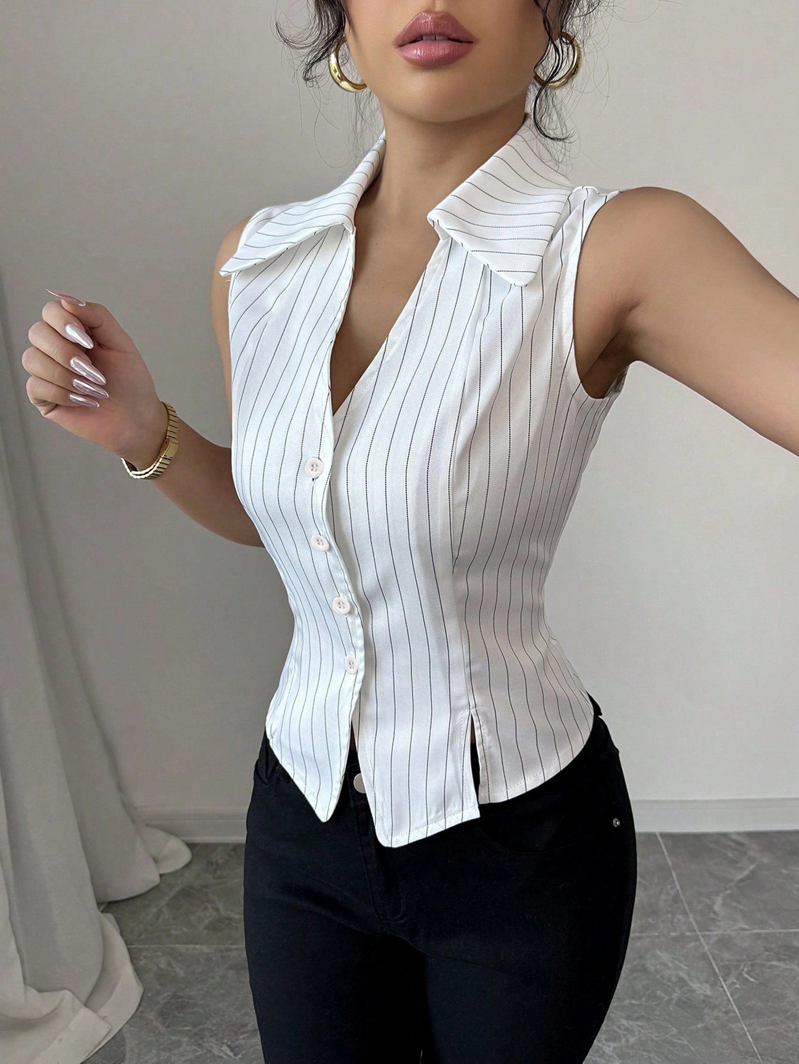 Camisa de corte ajustado