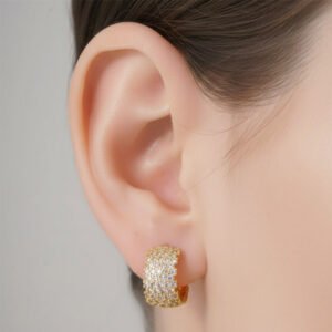 Pendientes de media argolla