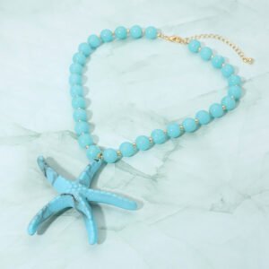 Collar con colgante de estrella de mar