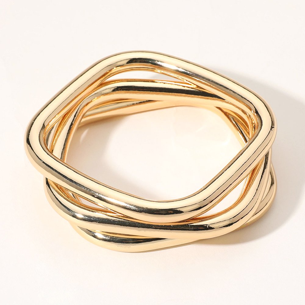 3 piezas - Pulsera cuadrada - Imagen 2