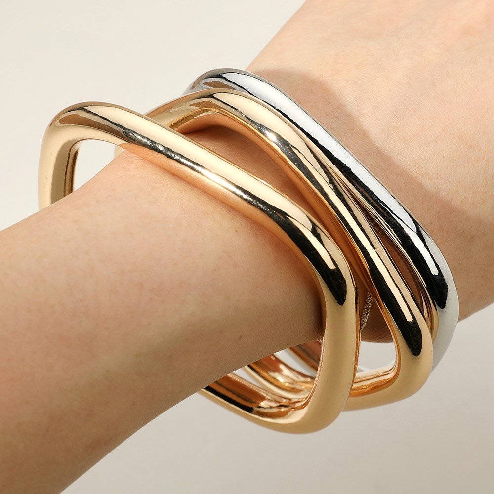 3 piezas - Pulsera cuadrada - Imagen 3