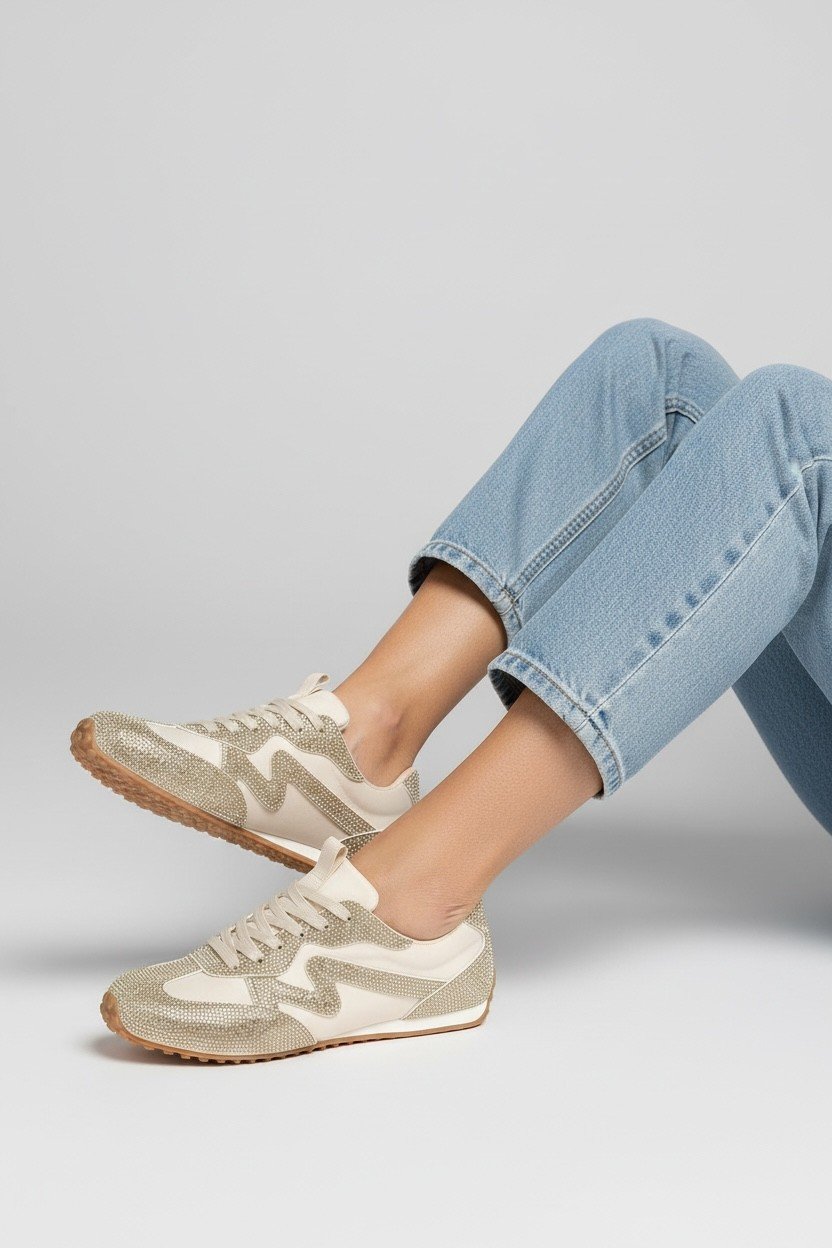 Zapatillas con pedrería - Imagen 6