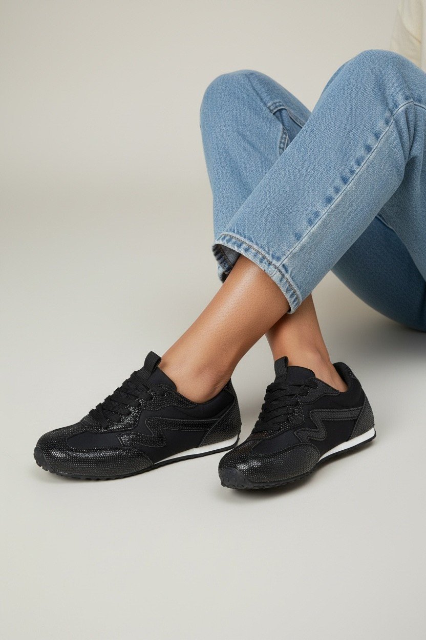 Zapatillas con pedrería - Imagen 5