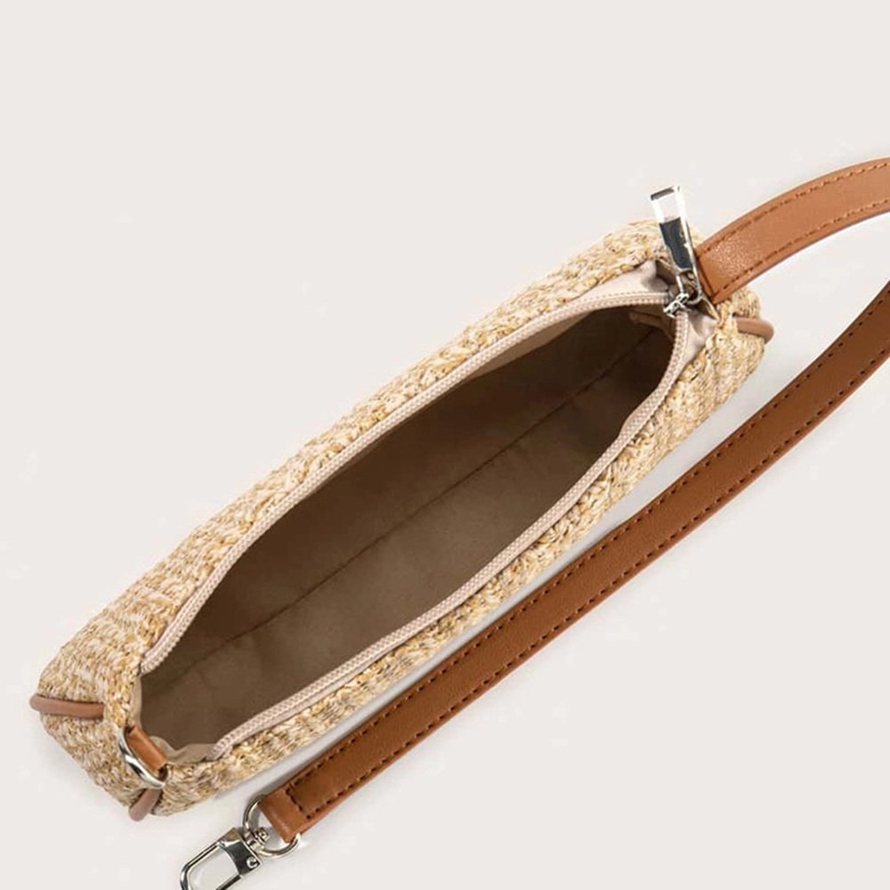 Bolsa de paja tejida - Imagen 2