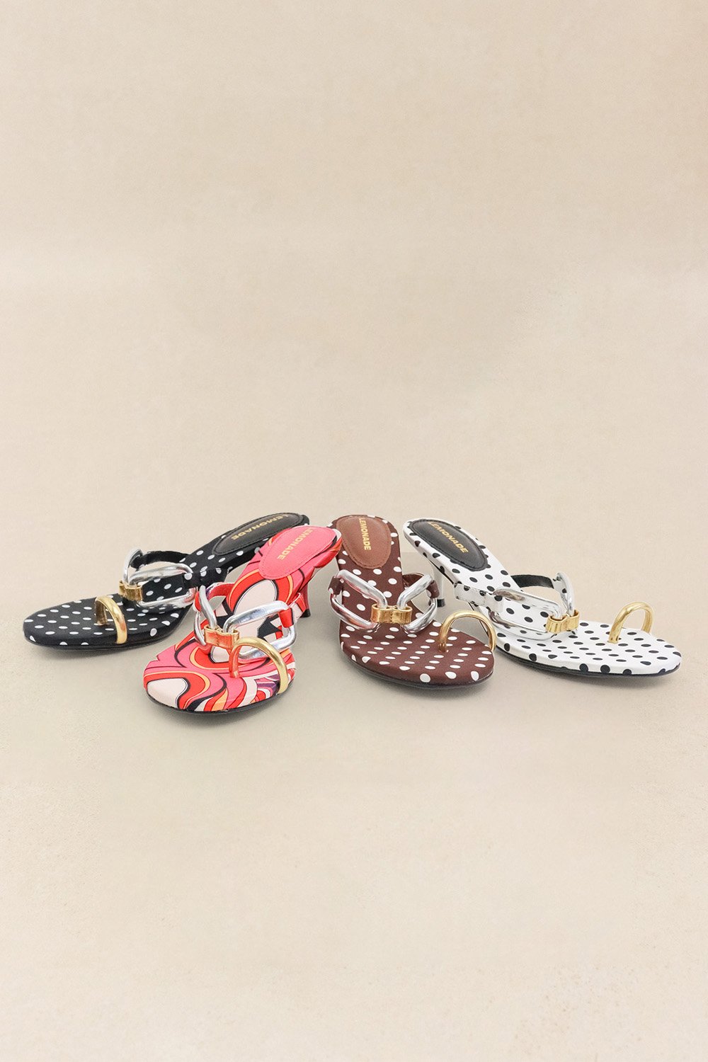 Sandalias estampadas
