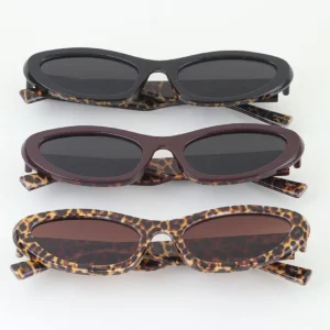 Gafas de sol bicolor con  leopardo