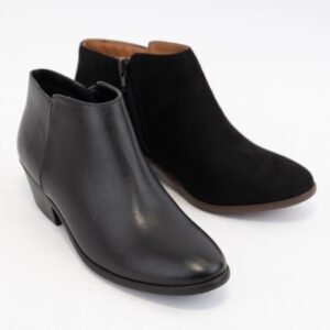 Botines de punta almendarda