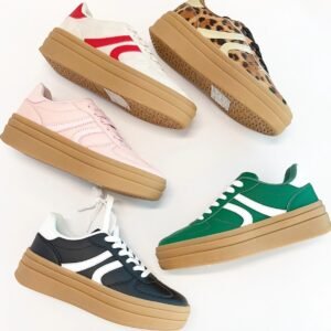 Zapato con plataforma doble