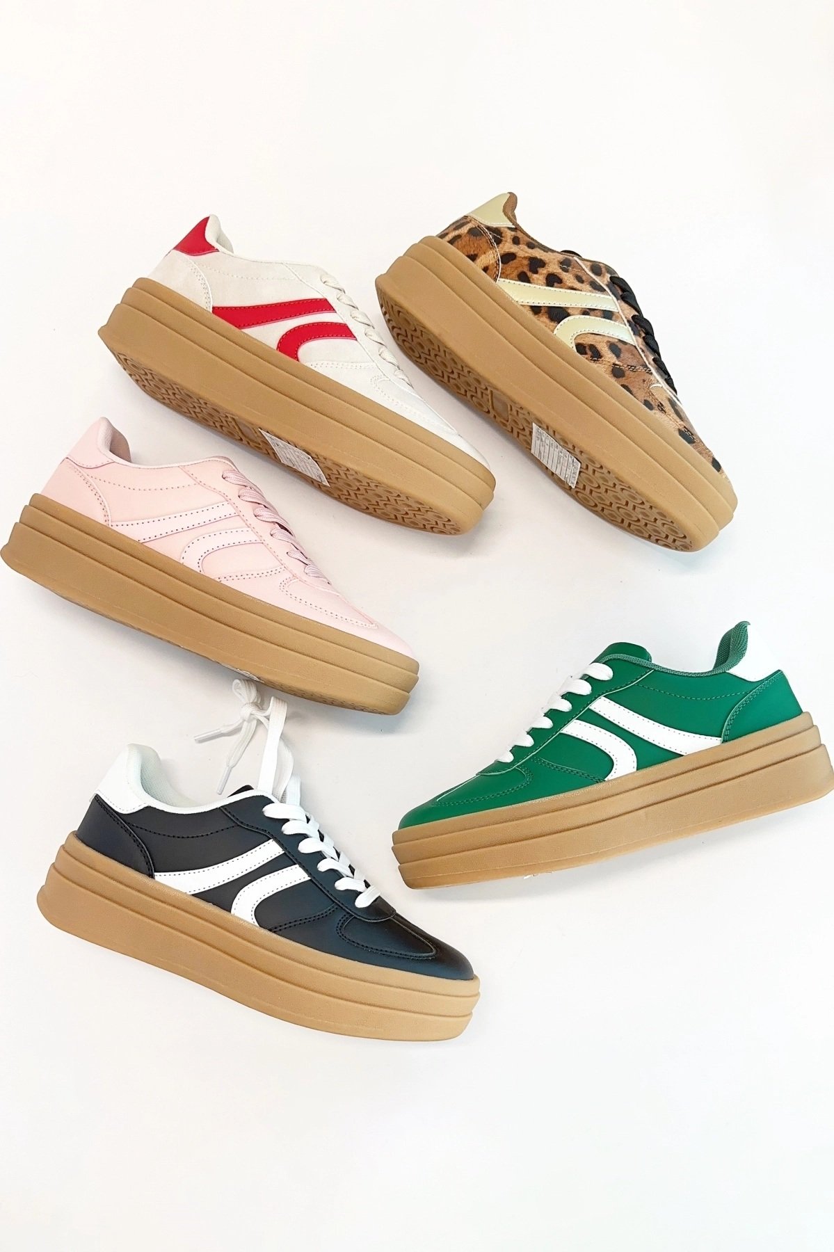 Zapato con plataforma doble