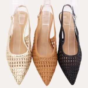 Zapato de Tacon de gatito con punta