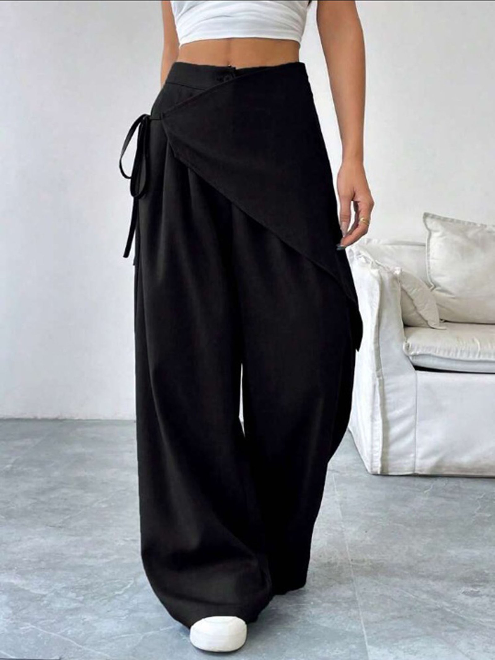 Pantalones Ancho Estilizados y Sueltos - Imagen 3
