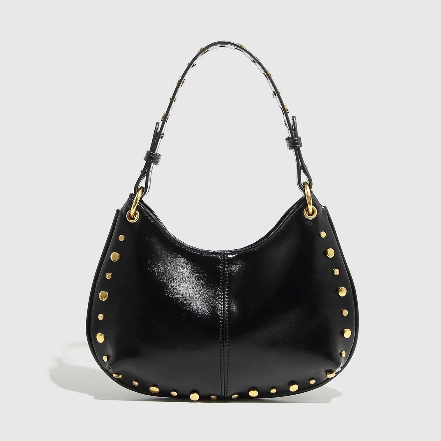 Bolso de hombro con remaches - Imagen 2