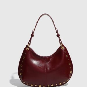 Bolso de hombro con remaches