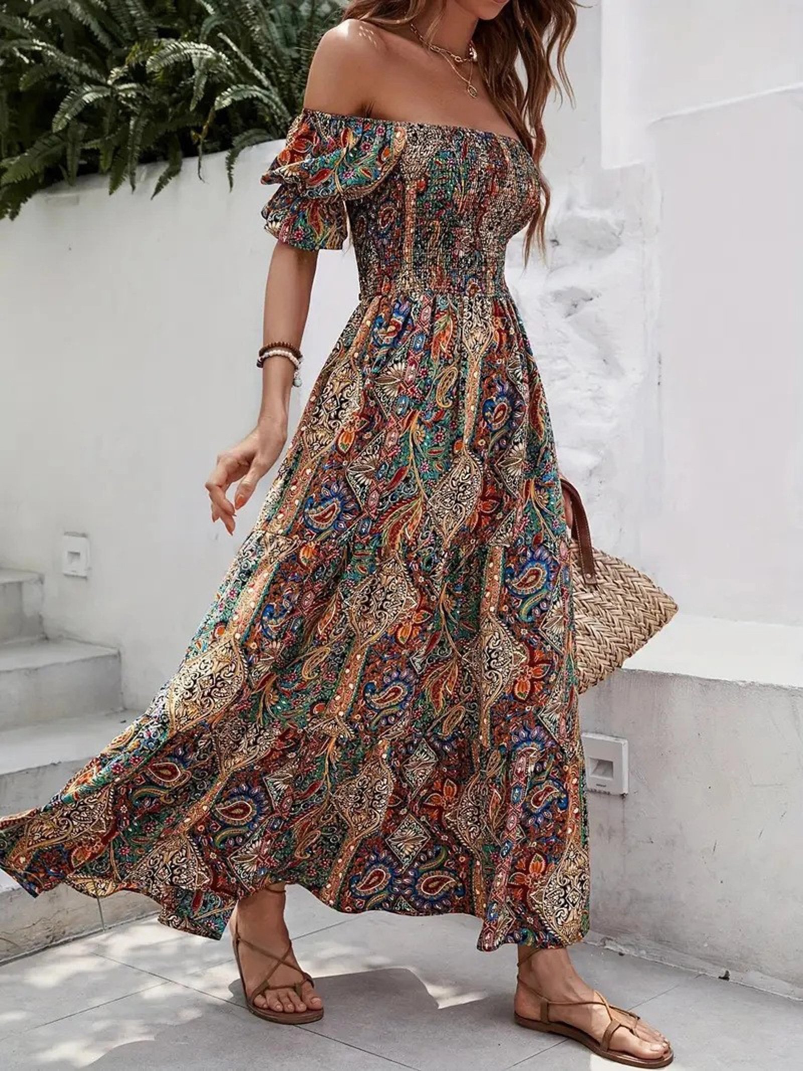 Vestido estilo bohemio - Imagen 2
