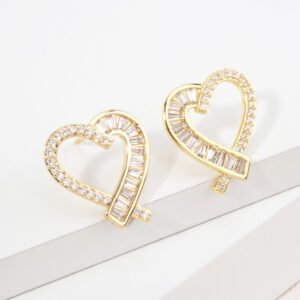 Pendientes de corazon