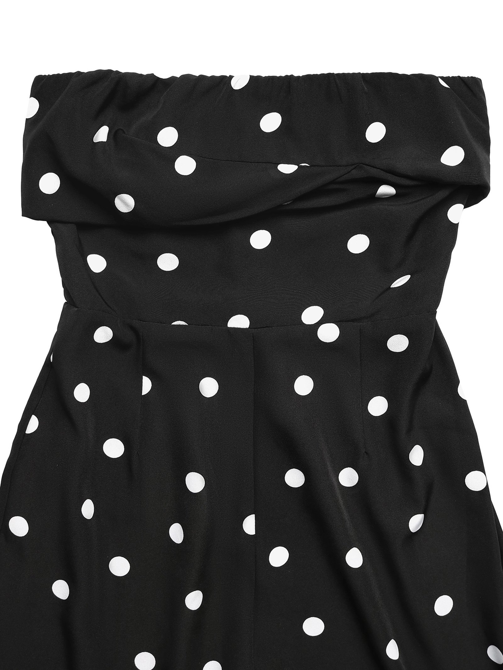 Mono de lunares strapless - Imagen 2