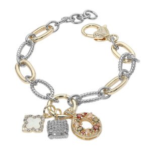 Pulsera de Acero dos tonos