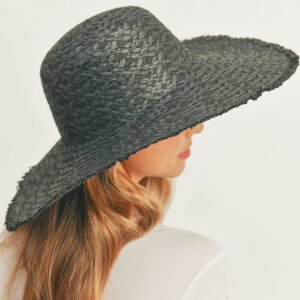 Sombrero de sol de rafia