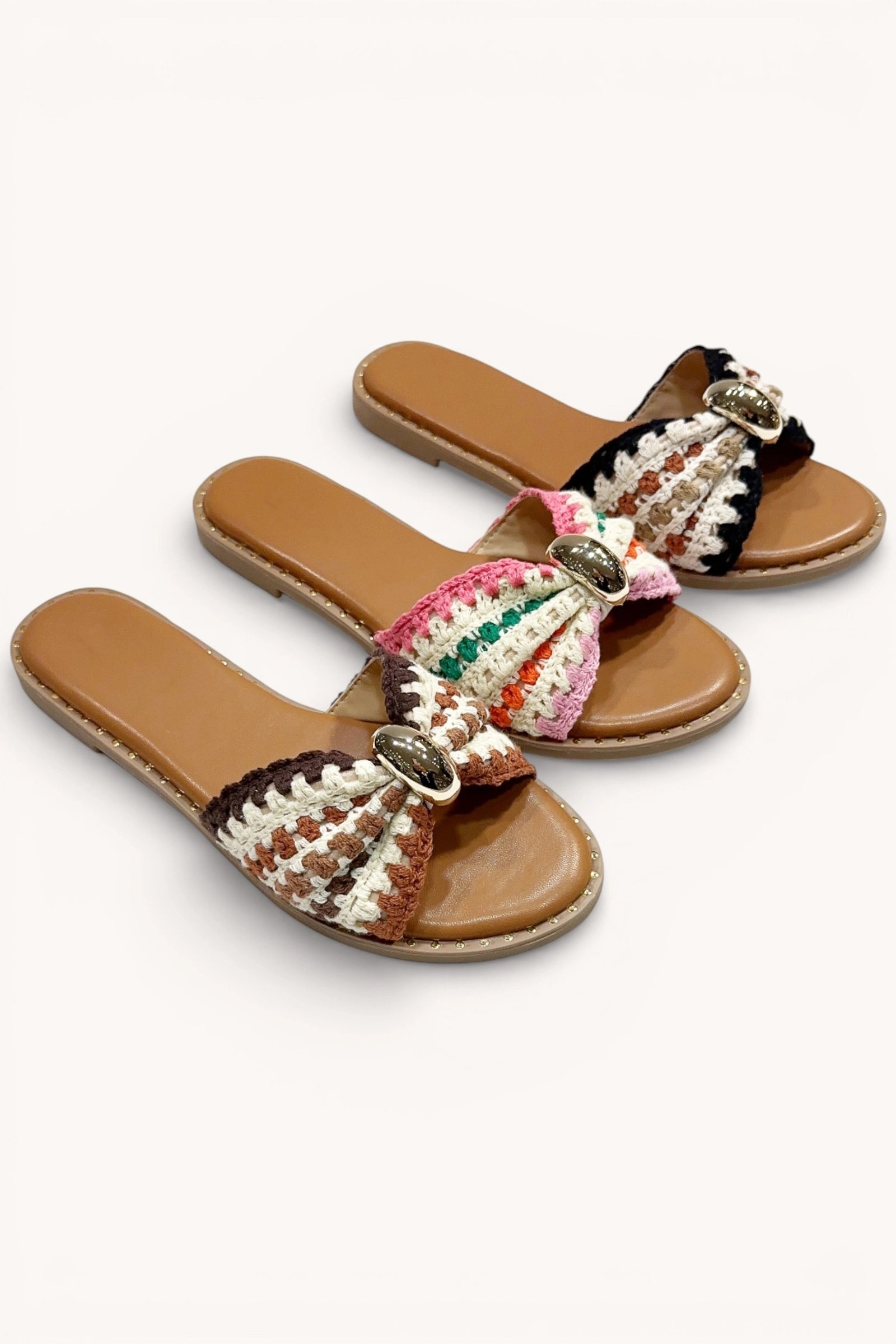 Sandalias de crochet tejid0