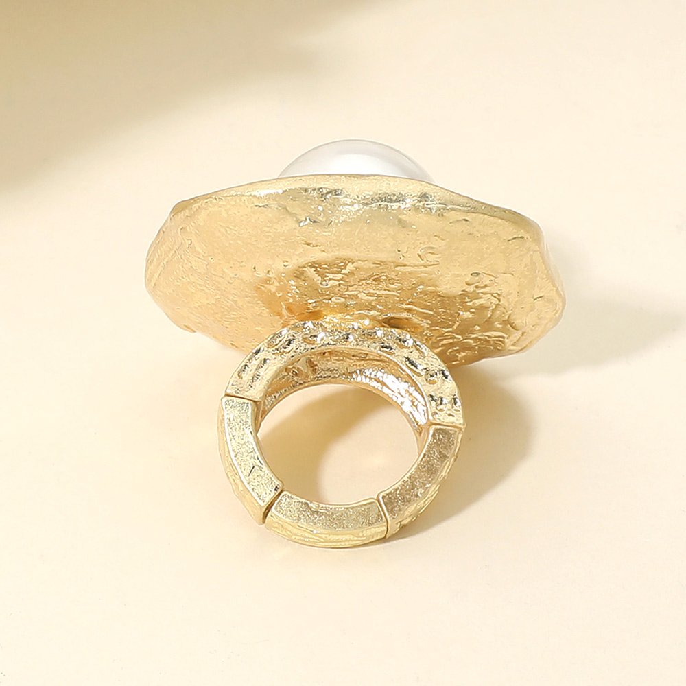 Anillo perlas extragrandes. - Imagen 2