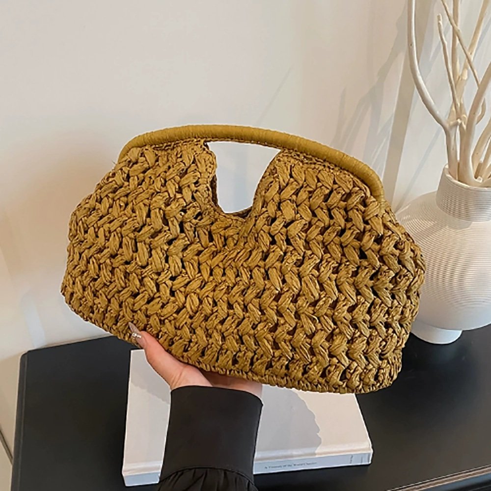 Bolsa paja tejida - Imagen 2