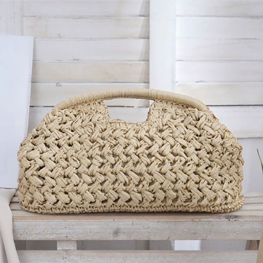 Bolsa paja tejida - Imagen 3