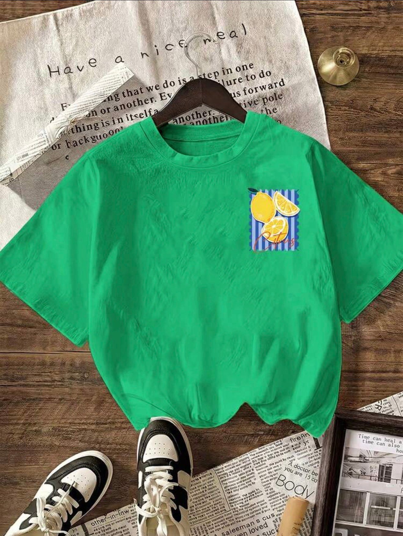 Franela estampado de limón - Imagen 5